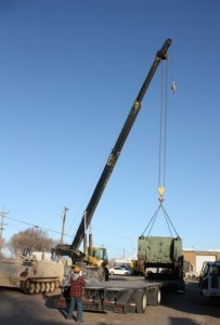 Loading Armor Personnel Carriers